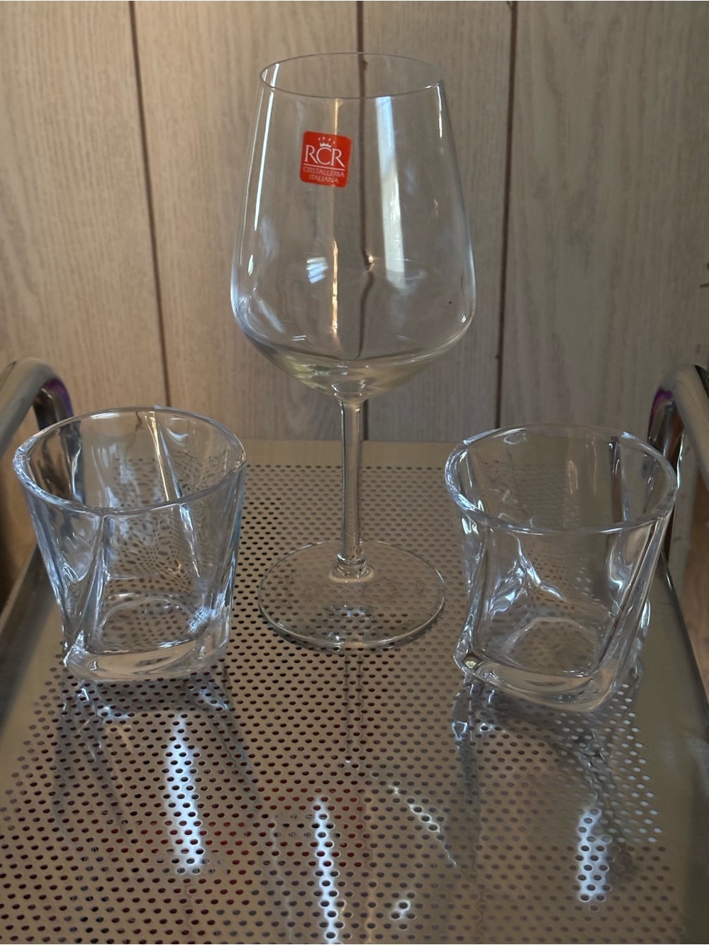 RCR Wine Glasse & Twisted Whiskey Tumblers - Picture 3 of 7